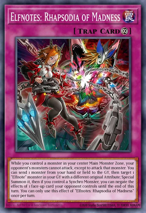 Elfnotes: Rhapsodia of Madness trading card