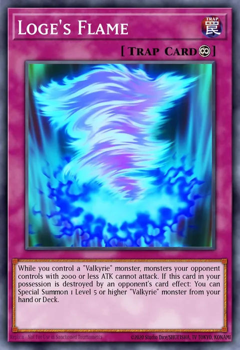 Loge's Flame trading card
