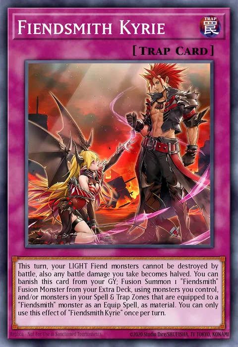 Fiendsmith Kyrie trading card