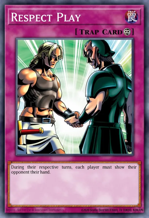 Respect Play trading card