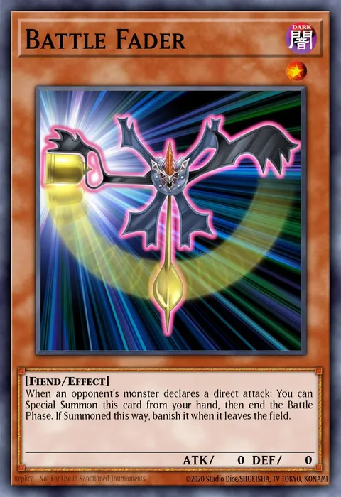 Battle Fader trading card