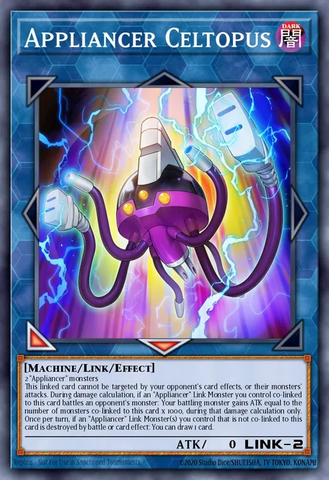 Appliancer Celtopus trading card