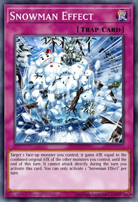 Snowman Effect trading card