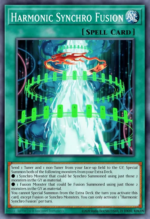 Harmonic Synchro Fusion trading card