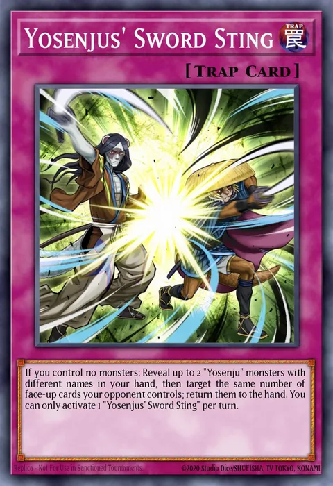 Yosenjus' Sword Sting trading card