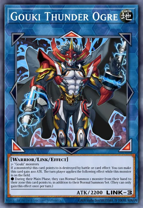 Gouki Thunder Ogre trading card