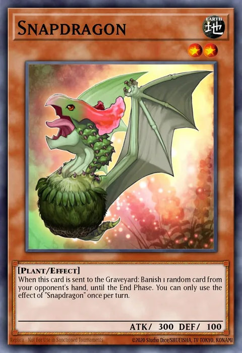 Snapdragon trading card