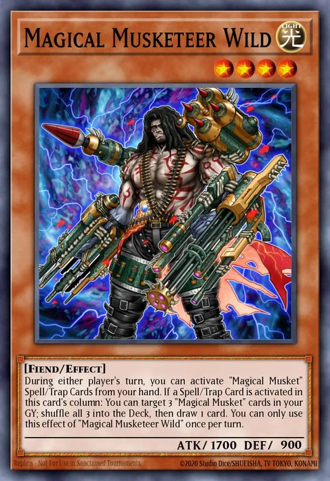 Magical Musketeer Wild trading card