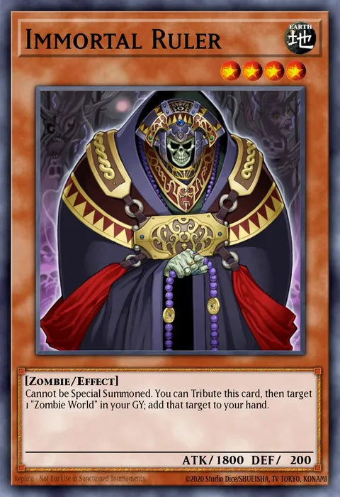 Immortal Ruler trading card