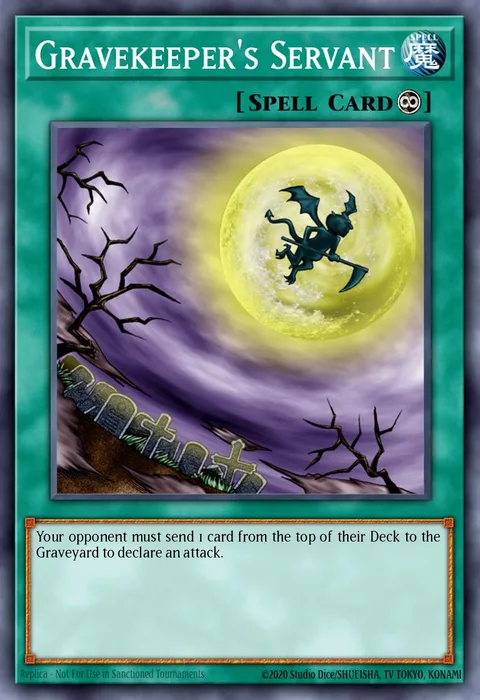 Gravekeeper's Servant trading card