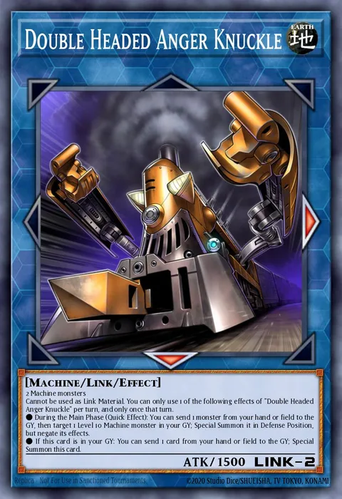 Double Headed Anger Knuckle trading card