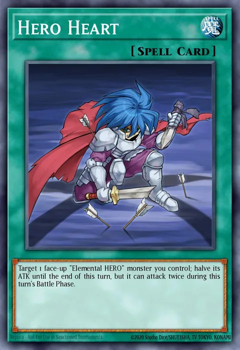 Hero Heart trading card