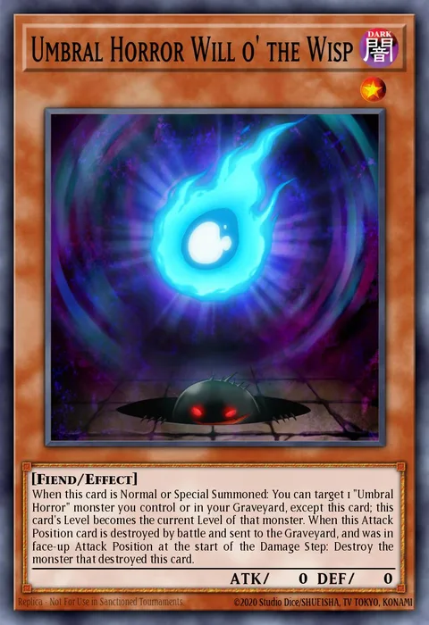 Umbral Horror Will o' the Wisp trading card