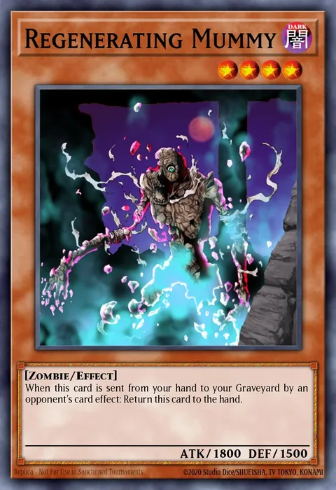 Regenerating Mummy trading card