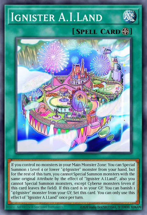 Ignister A.I.Land trading card
