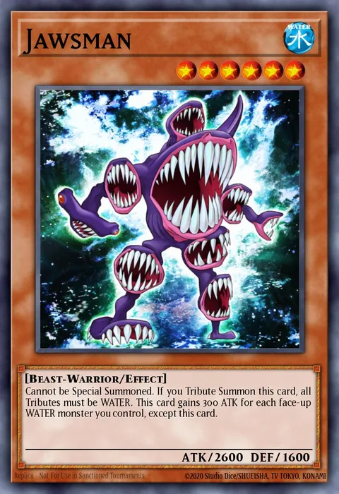 Jawsman trading card