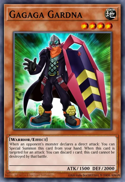 Gagaga Gardna trading card
