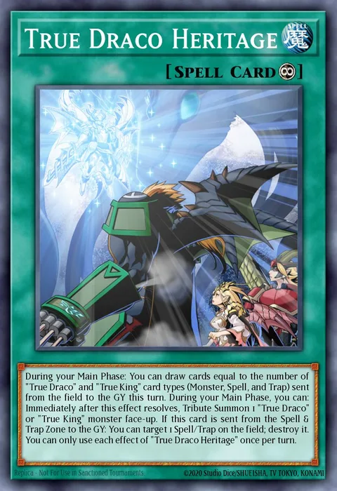 True Draco Heritage trading card