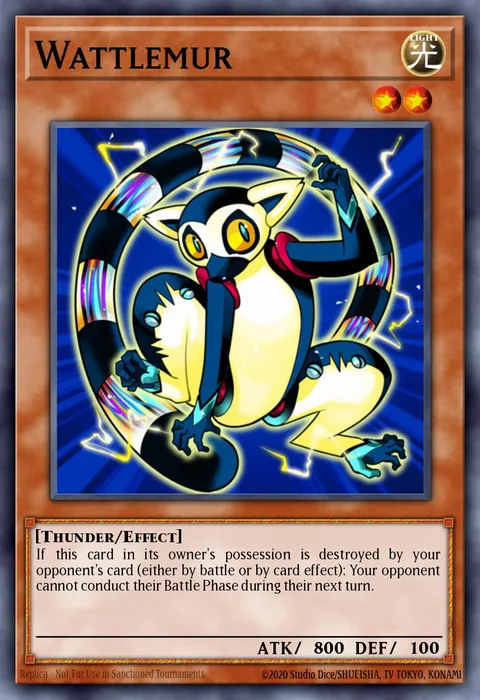 Wattlemur trading card