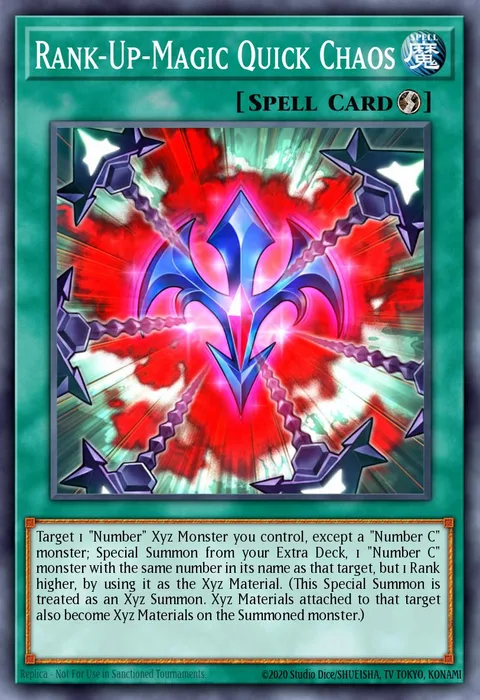 Rank-Up-Magic Quick Chaos trading card