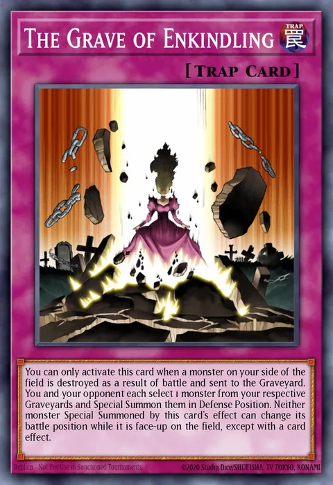The Grave of Enkindling trading card