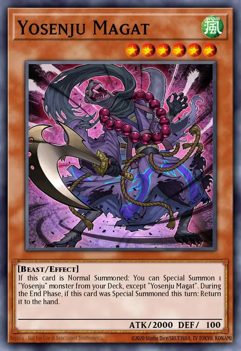 Yosenju Magat trading card