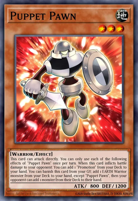 Puppet Pawn trading card