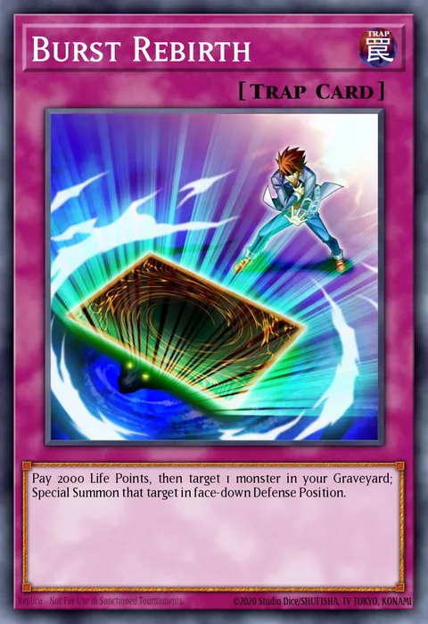 Burst Rebirth trading card