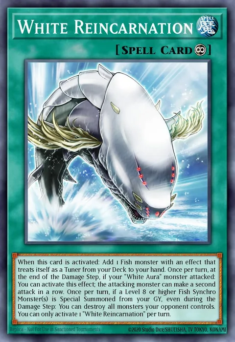 White Reincarnation trading card