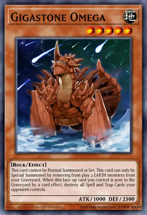 Gigastone Omega trading card
