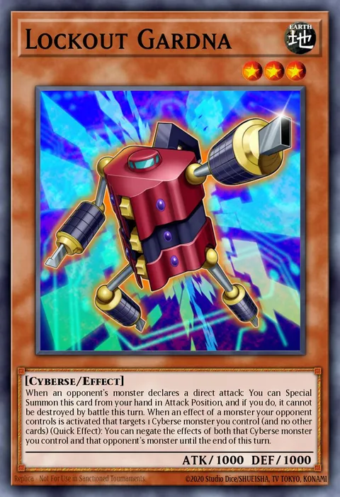 Lockout Gardna trading card