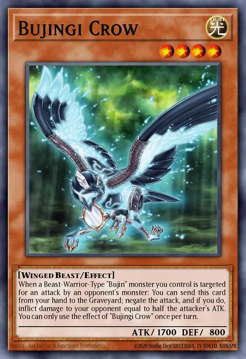 Bujingi Crow trading card