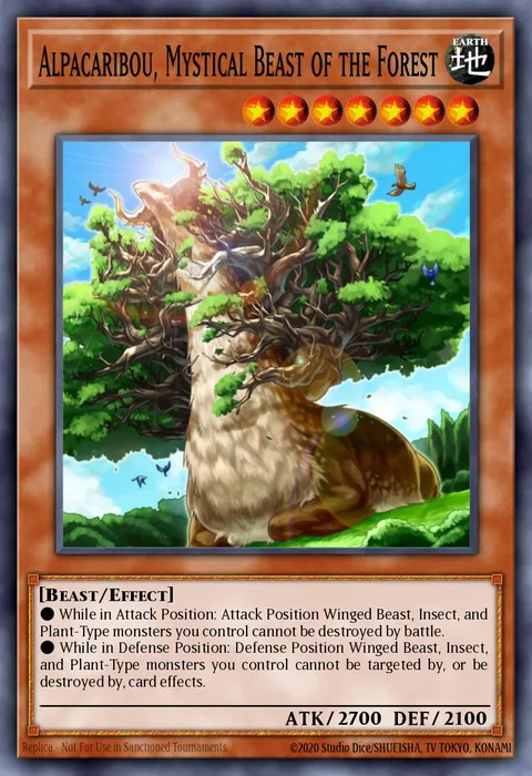 Alpacaribou, Mystical Beast of the Forest trading card