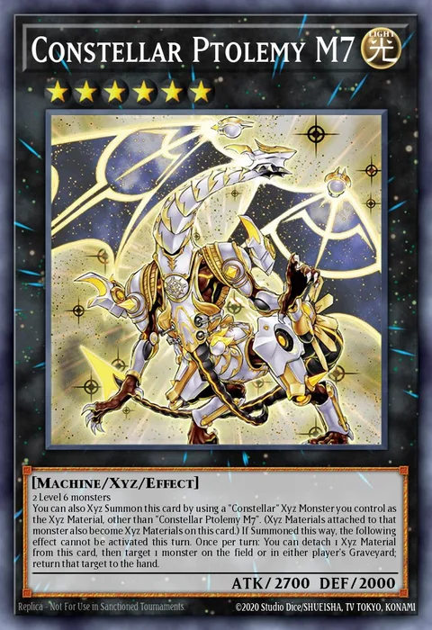 Constellar Ptolemy M7 trading card