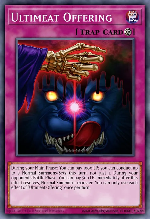 Ultimeat Offering trading card