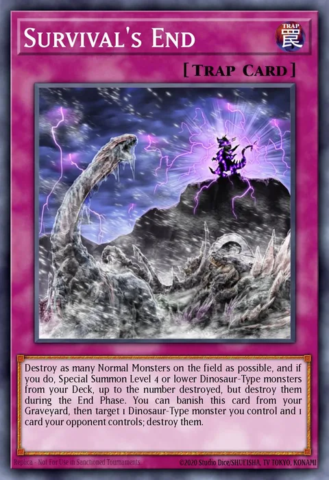 Survival's End trading card