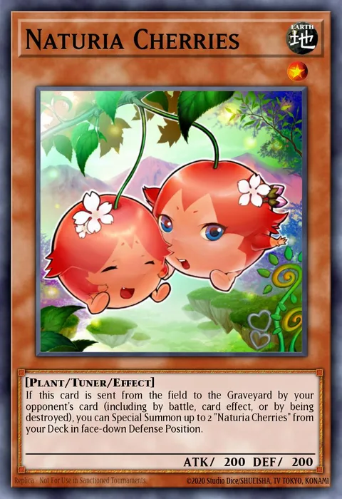 Naturia Cherries trading card