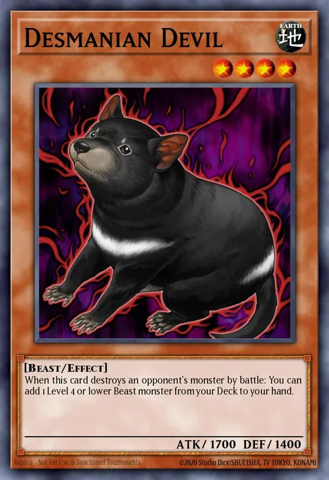 Desmanian Devil trading card