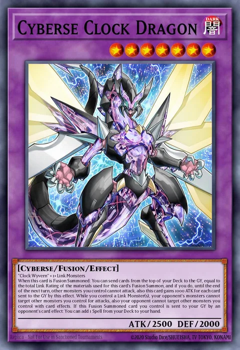 Cyberse Clock Dragon trading card