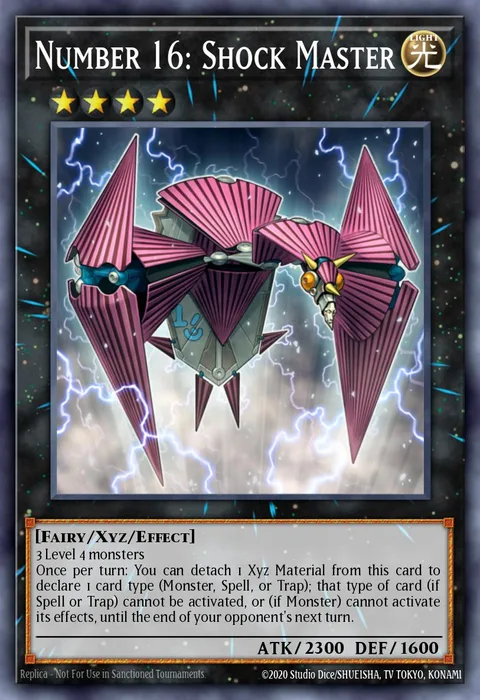 Number 16: Shock Master trading card