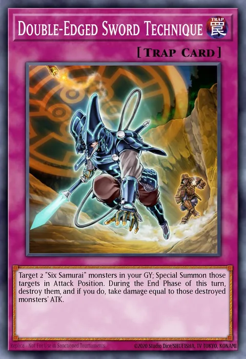 Double-Edged Sword Technique trading card
