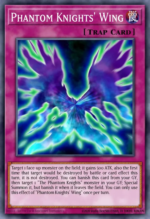 Phantom Knights' Wing trading card