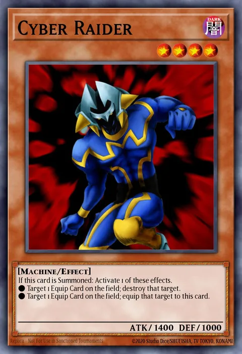 Cyber Raider trading card
