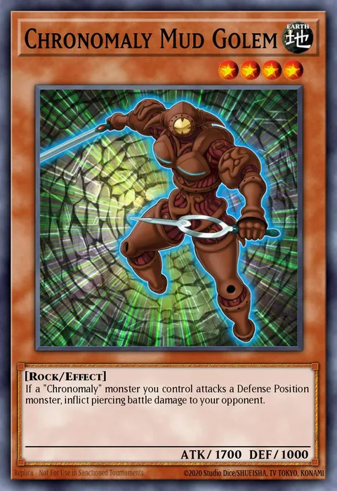 Chronomaly Mud Golem trading card