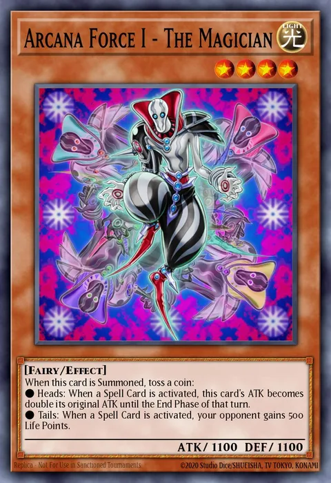 Arcana Force I - The Magician trading card