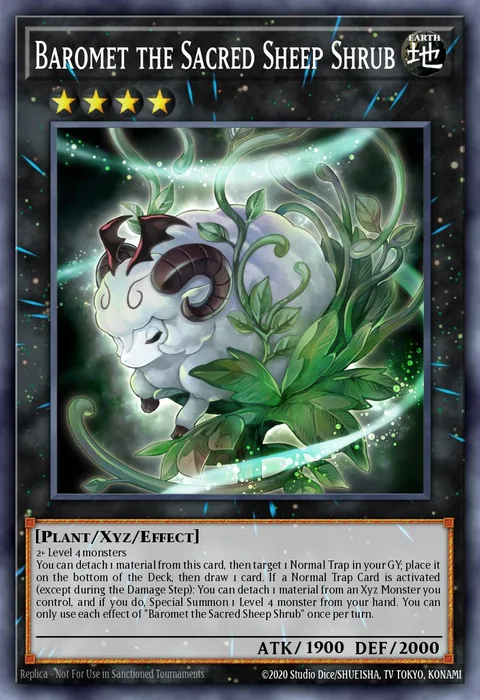 Baromet the Sacred Sheep Shrub trading card