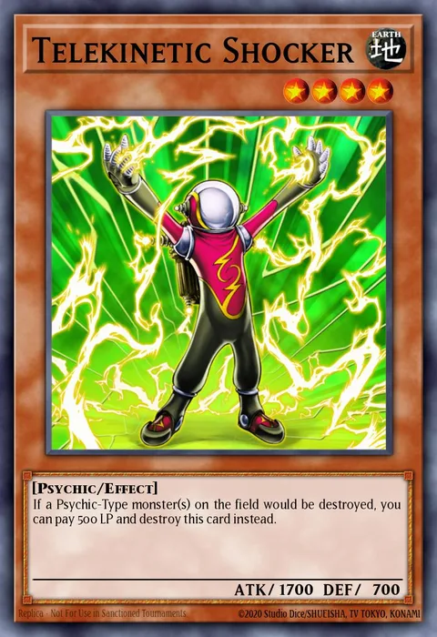 Telekinetic Shocker trading card