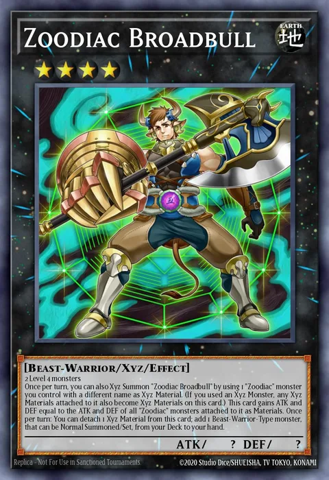 Zoodiac Broadbull trading card