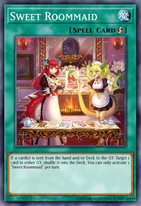 Sweet Roommaid trading card