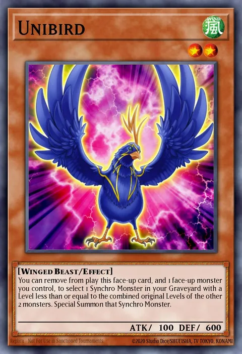 Unibird trading card